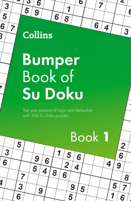 Book cover of: Collins Bumper Book of Su Doku book 1. By: Collins Puzzles