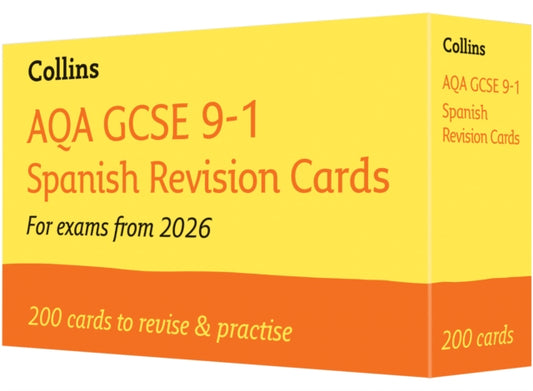 Book cover of: AQA GCSE 9-1 Spanish Vocabulary Revision Cards