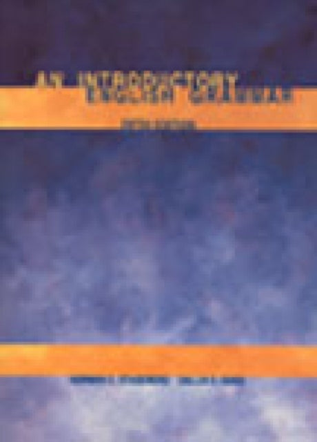 Book cover of: Introductory English Grammar. By: Norman C. Stageberg