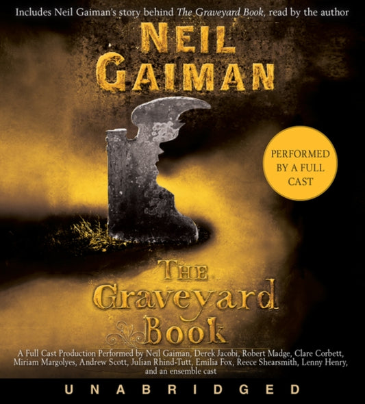 Book cover of: Graveyard Book. By: Neil Gaiman