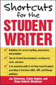Book cover of: Shortcuts for the Student Writer. By: Jay Silverman