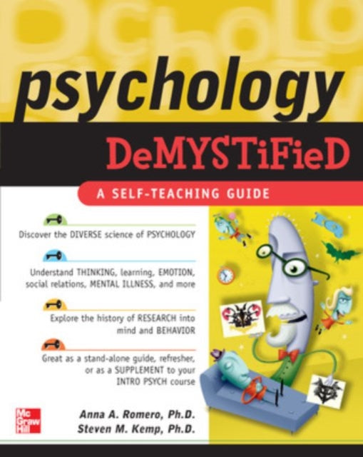 Book cover of: Psychology Demystified. By: Anna Romero, Anna A. Romero