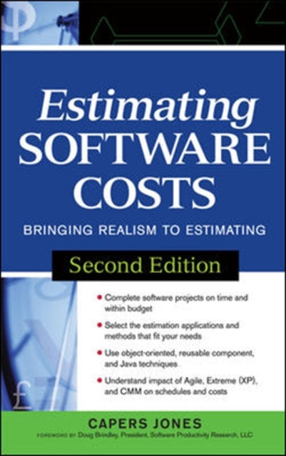 Book cover of: Estimating Software Costs. By: Capers Jones