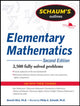 Book cover of: Schaum's Outline of Review of Elementary Mathematics. By: Barnett Rich