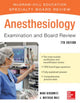 Book cover of: Anesthesiology Examination and Board Review 7/E