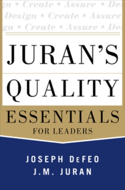 Book cover of: Juran's Quality Essentials