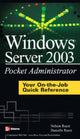 Book cover of: Windows Server 2003 Pocket Administrator