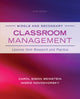 Book cover of: Middle and Secondary Classroom Management: Lessons from Research and Practice. By: Carol Simon Weinstein