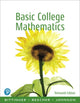 Book cover of: Basic College Mathematics. By: Marvin Bittinger