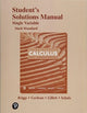 Book cover of: Student Solutions Manual for Single Variable Calculus. By: Lyle Cochran