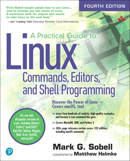 Book cover of: Practical Guide to Linux Commands, Editors, and Shell Programming, A. By: HELMKE, MATTHEW