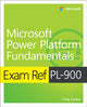 Book cover of: Exam Ref PL-900 Microsoft Power Platform Fundamentals. By: Craig Zacker