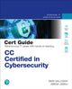 Book cover of: CC Certified in Cybersecurity Cert Guide. By: AMENA JAMALI