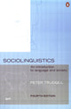 Book cover of: Sociolinguistics. By: Peter Trudgill