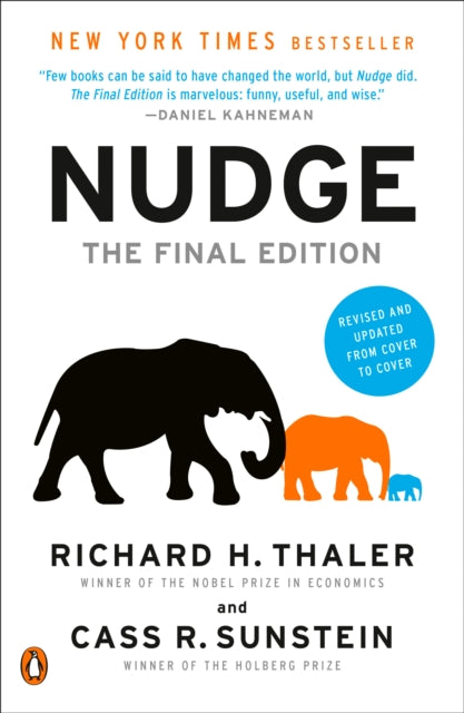 Book cover of: Nudge. By: Richard H. Thaler