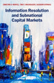 Book cover of: Information Resolution and Subnational Capital Markets. By: Christine R. Martell