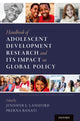 Book cover of: Handbook of Adolescent Development Research and Its Impact on Global Policy. By: Jennifer E. Lansford