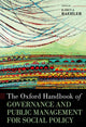 Book cover of: Oxford Handbook of Governance and Public Management for Social Policy. By: Karen J. Baehler