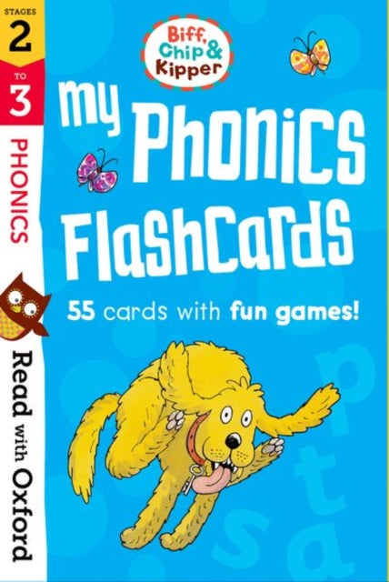 Book cover of: Read with Oxford: Stages 2-3: Biff, Chip and Kipper: My Phonics Flashcards. By: Roderick Hunt