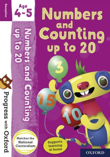 Book cover of: Progress with Oxford: Numbers and Counting up to 20 Age 4-5. By: Paul Hodge