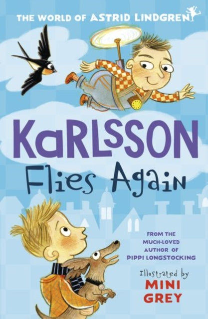 Book cover of: Karlsson Flies Again. By: Astrid Lindgren