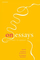 Book cover of: On Essays. By: Thomas Karshan