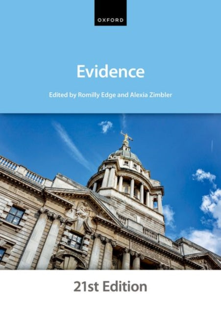 Book cover of: Evidence. By: The City Law School