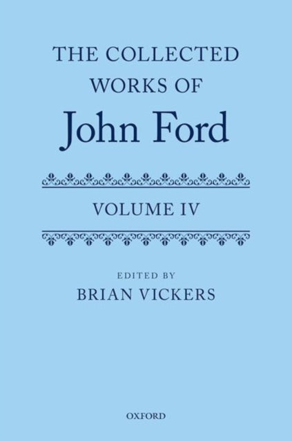 Book cover of: Collected Works of John Ford. By: Brian Vickers
