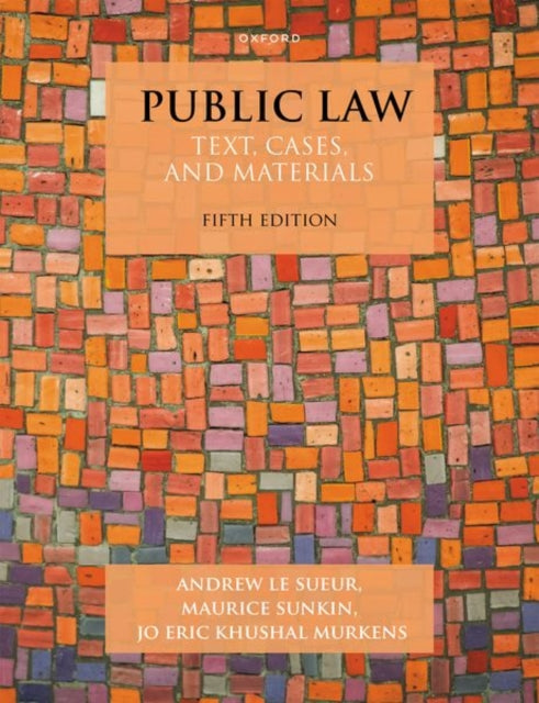Book cover of: Public Law. By: Andrew Le Sueur