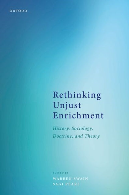 Book cover of: Rethinking Unjust Enrichment. By: Sagi Peari