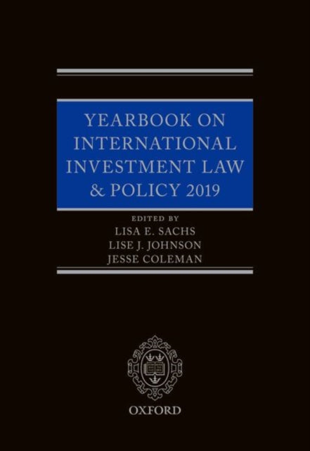 Book cover of: Yearbook on International Investment Law & Policy 2019. By: Lisa Sachs