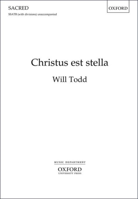 Book cover of: Christus est stella