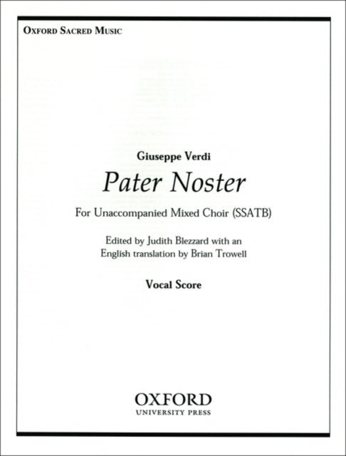 Book cover of: Pater Noster. By: Judith Blezzard