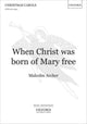 Book cover of: When Christ was born of Mary free
