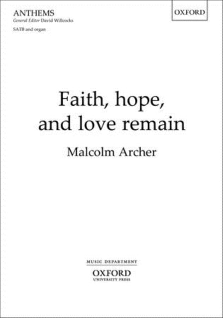 Book cover of: Faith, hope, and love remain