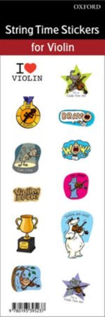 Book cover of: Fiddle Time stickers. By: Oxford University Press Staff