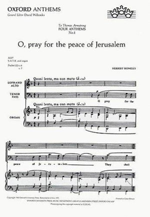 O pray for the peace of Jerusalem