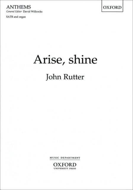 Book cover of: Arise, shine