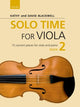 Book cover of: Solo Time for Viola Book 2. By: Kathy Blackwell
