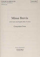 Book cover of: Missa Brevis