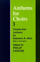 Book cover of: Anthems for Choirs 3. By: Philip Ledger
