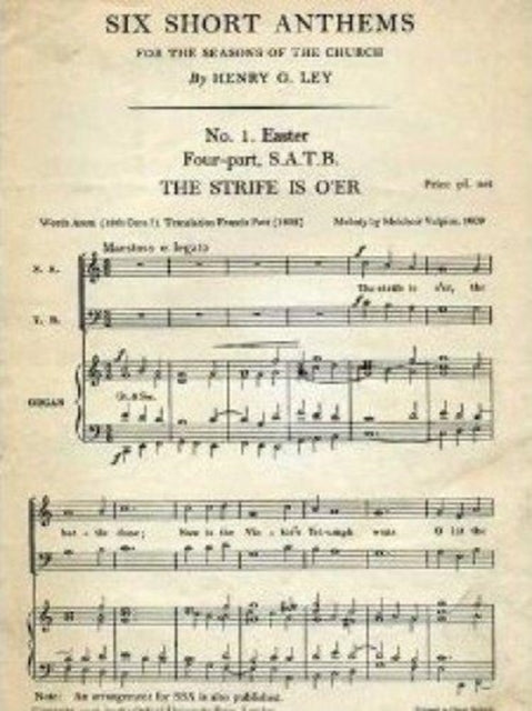 Book cover of: strife is o'er