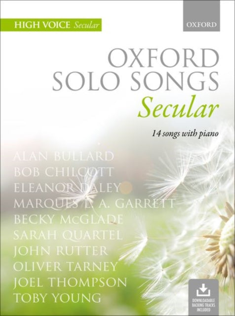 Book cover of: Oxford Solo Songs: Secular