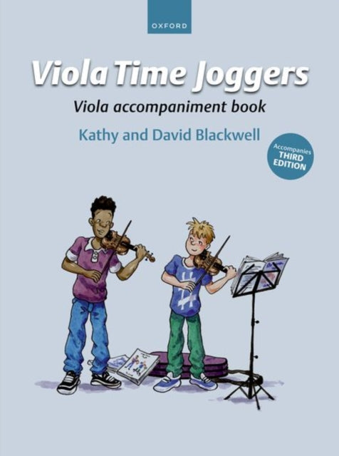 Book cover of: Viola Time Joggers Viola Accompaniment Book (for Third Edition)