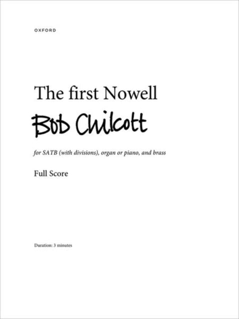 Book cover of: first Nowell