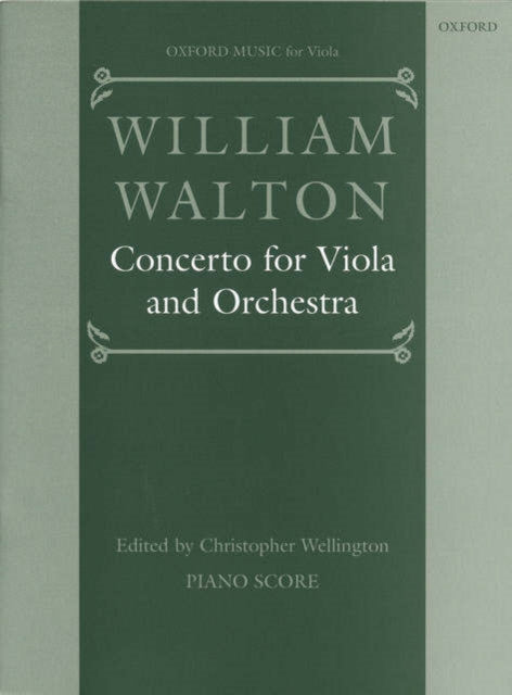 Book cover of: Concerto for Viola and Orchestra. By: William Walton