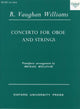 Book cover of: Concerto for oboe and strings. By: Ralph Vaughan Williams