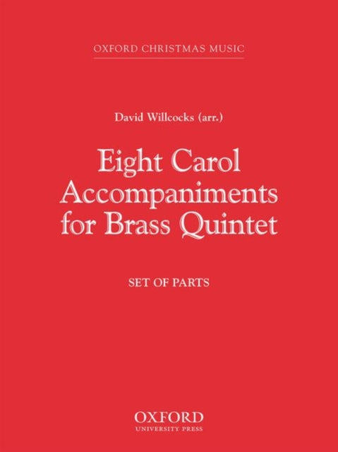 Book cover of: Eight Carol Accompaniments for Brass a 5