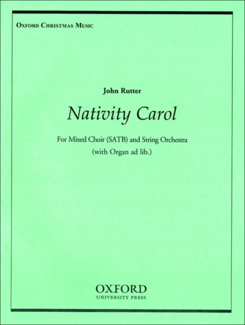 Book cover of: Nativity Carol. By: John Rutter