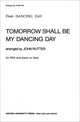 Book cover of: Tomorrow shall be my dancing day. By: John Rutter